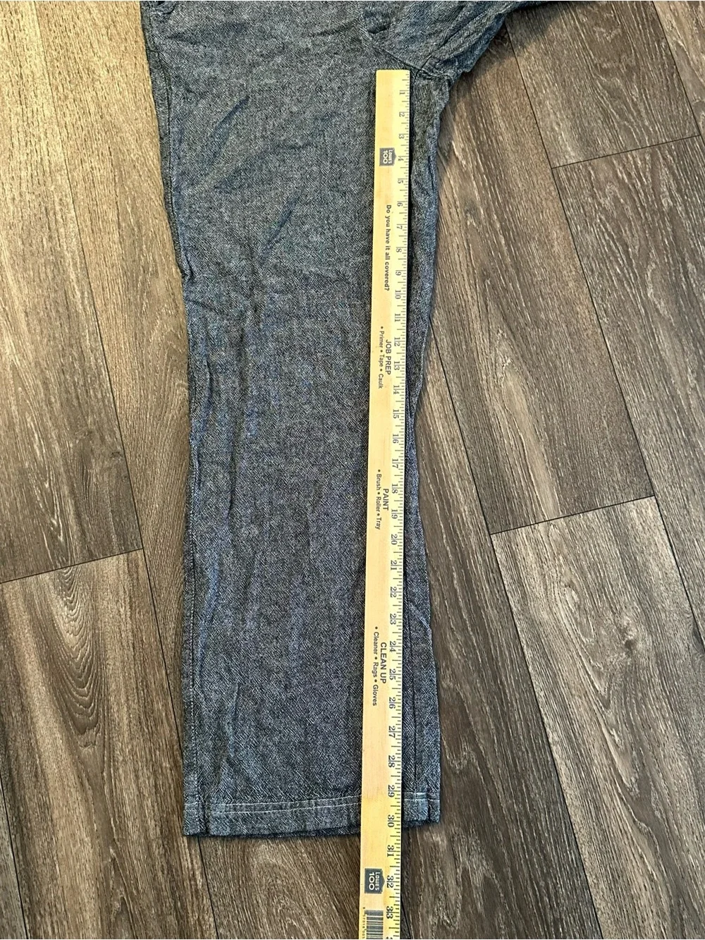 Maurices gray linen/rayon blend wide leg trousers pants Sz M office siren